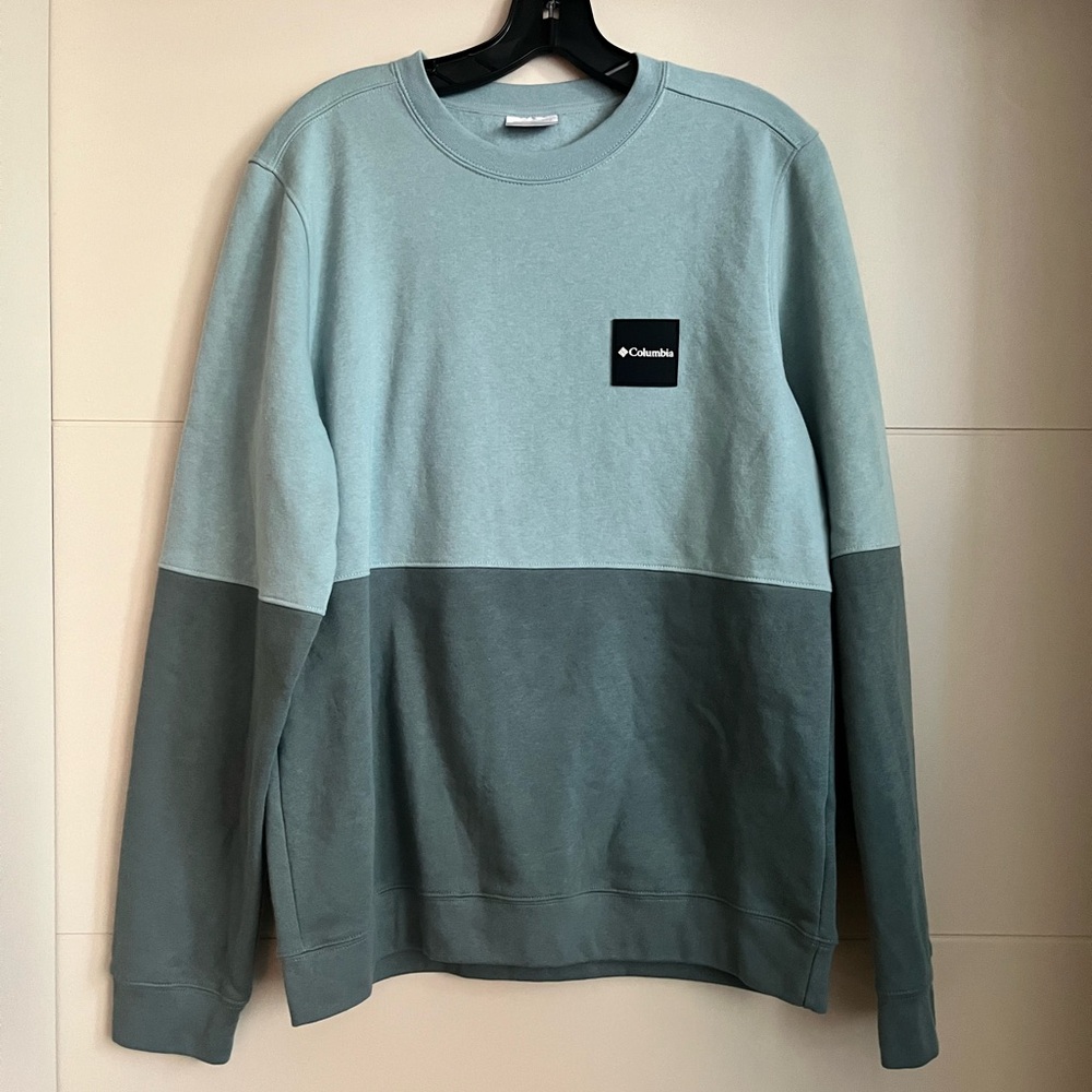 Columbia Sky Blue Tee with Logo Patch
